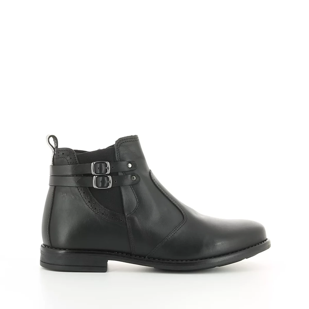 Image (2) de la chaussures Les Fees de Bengale - Boots Noir en Cuir