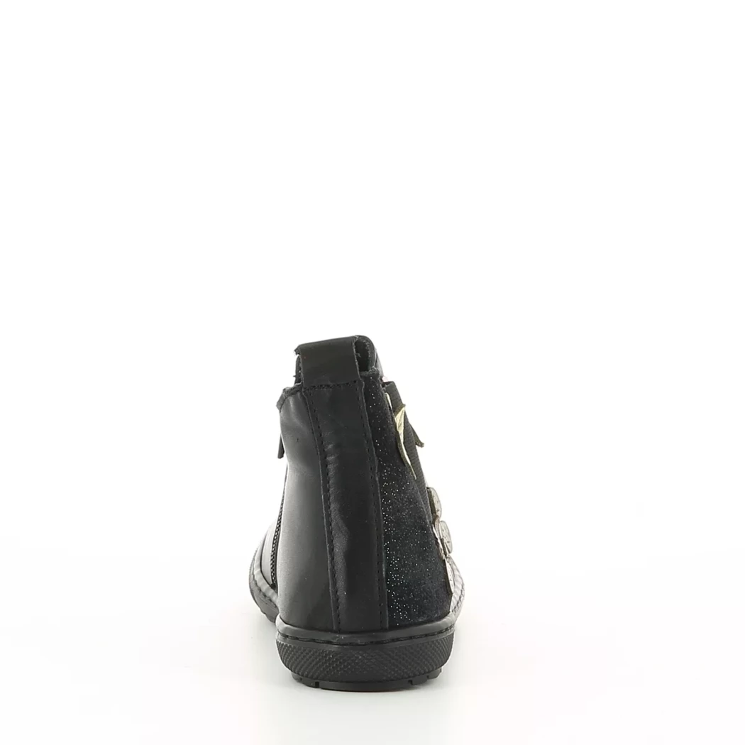Image (3) de la chaussures Les Fees de Bengale - Boots Noir en Cuir