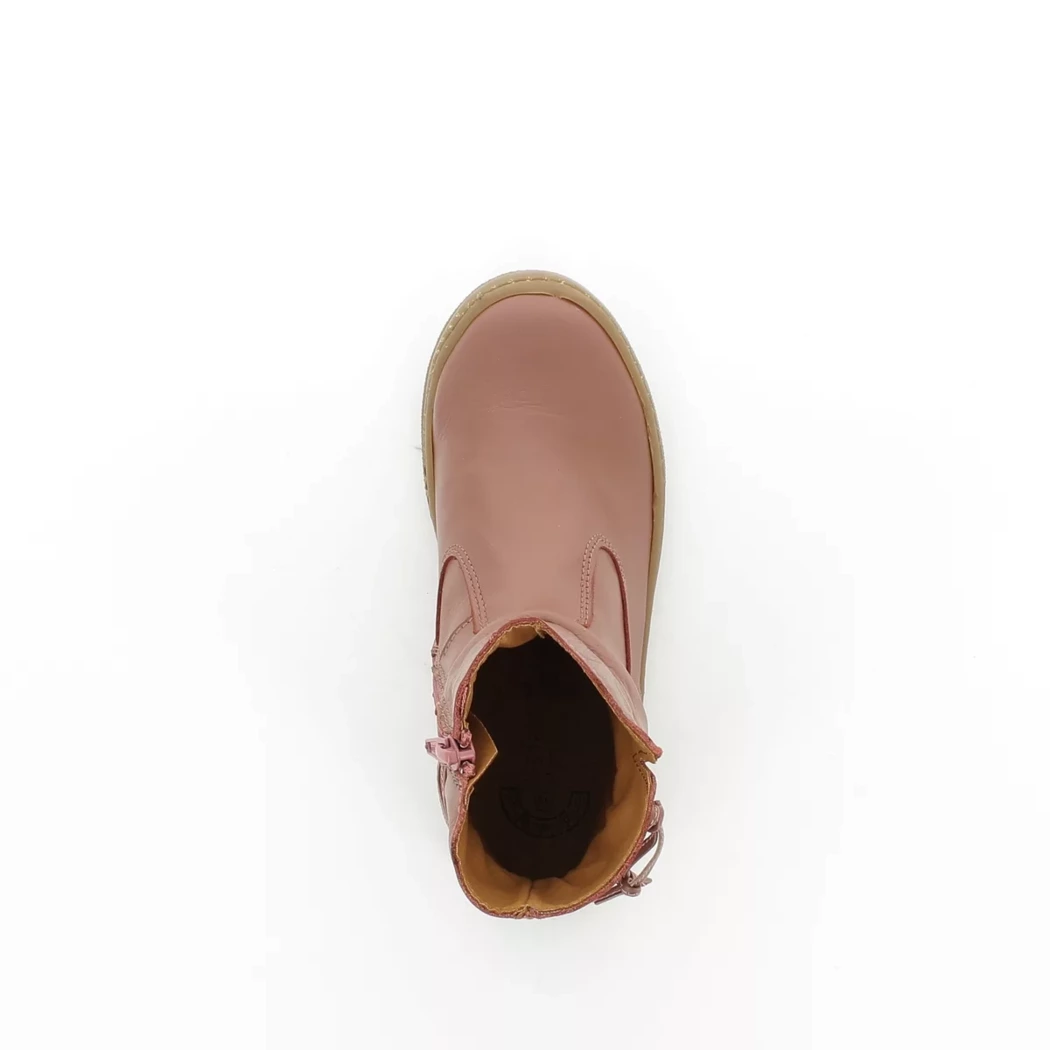 Image (6) de la chaussures Les Fees de Bengale - Boots Rose en Cuir