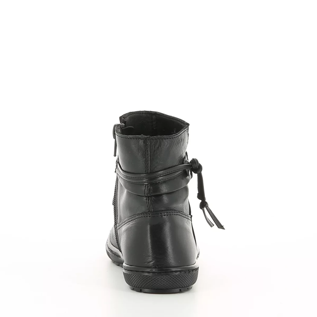 Image (3) de la chaussures Les Fees de Bengale - Boots Noir en Cuir
