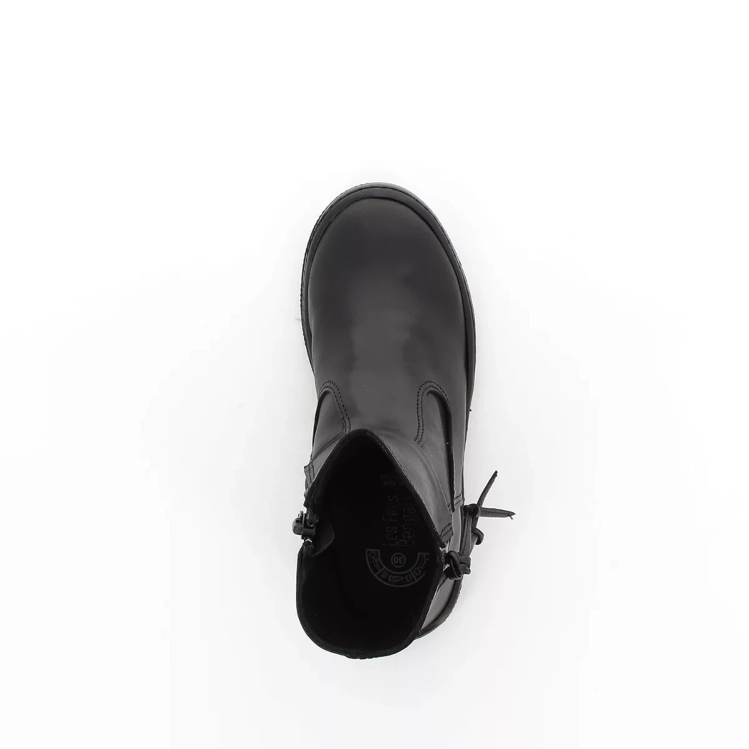 Image (6) de la chaussures Les Fees de Bengale - Boots Noir en Cuir