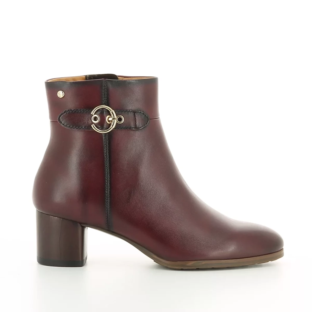 Image (2) de la chaussures Pikolinos - Boots Bordeaux en Cuir
