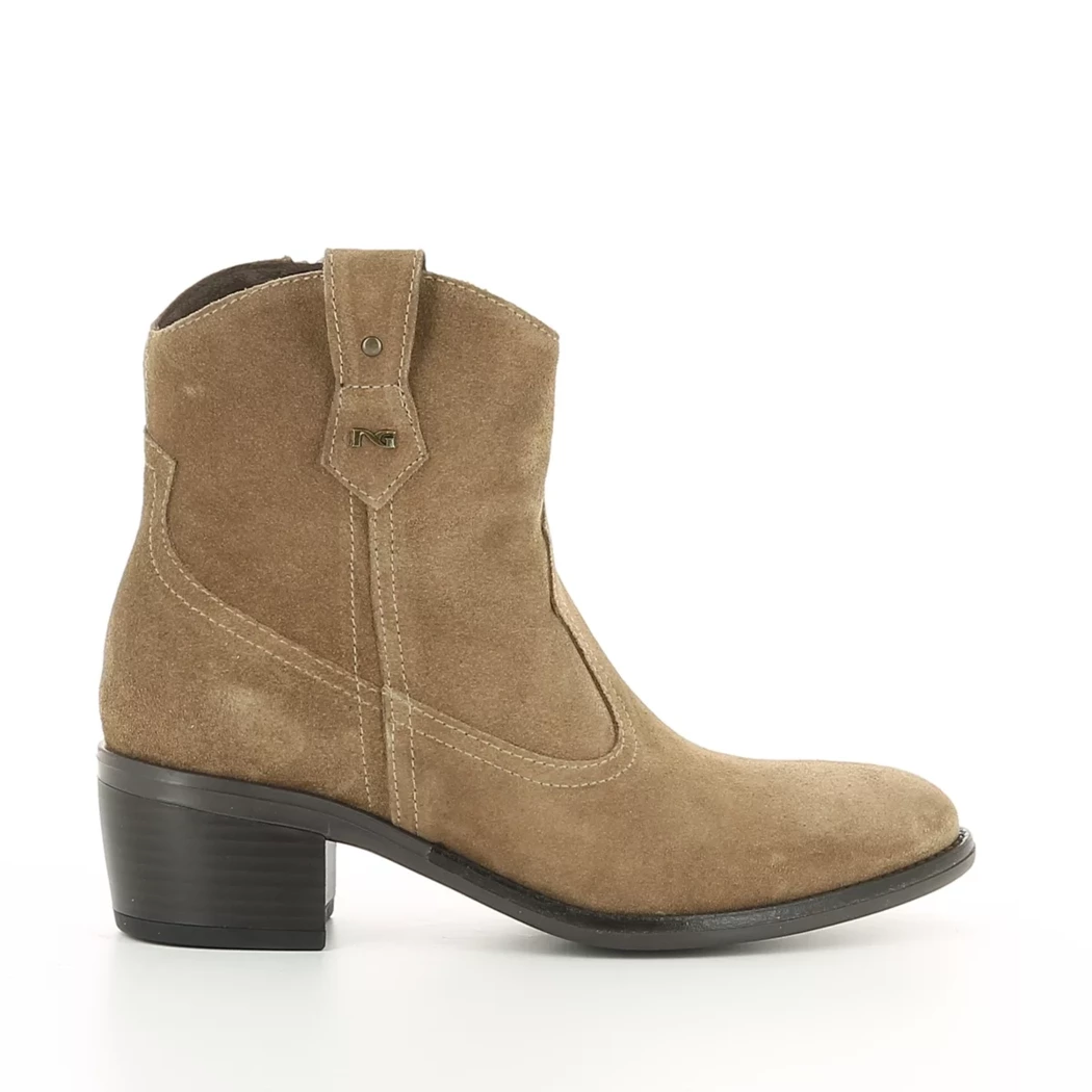 Image (2) de la chaussures Nero Giardini - Boots Taupe en Cuir nubuck