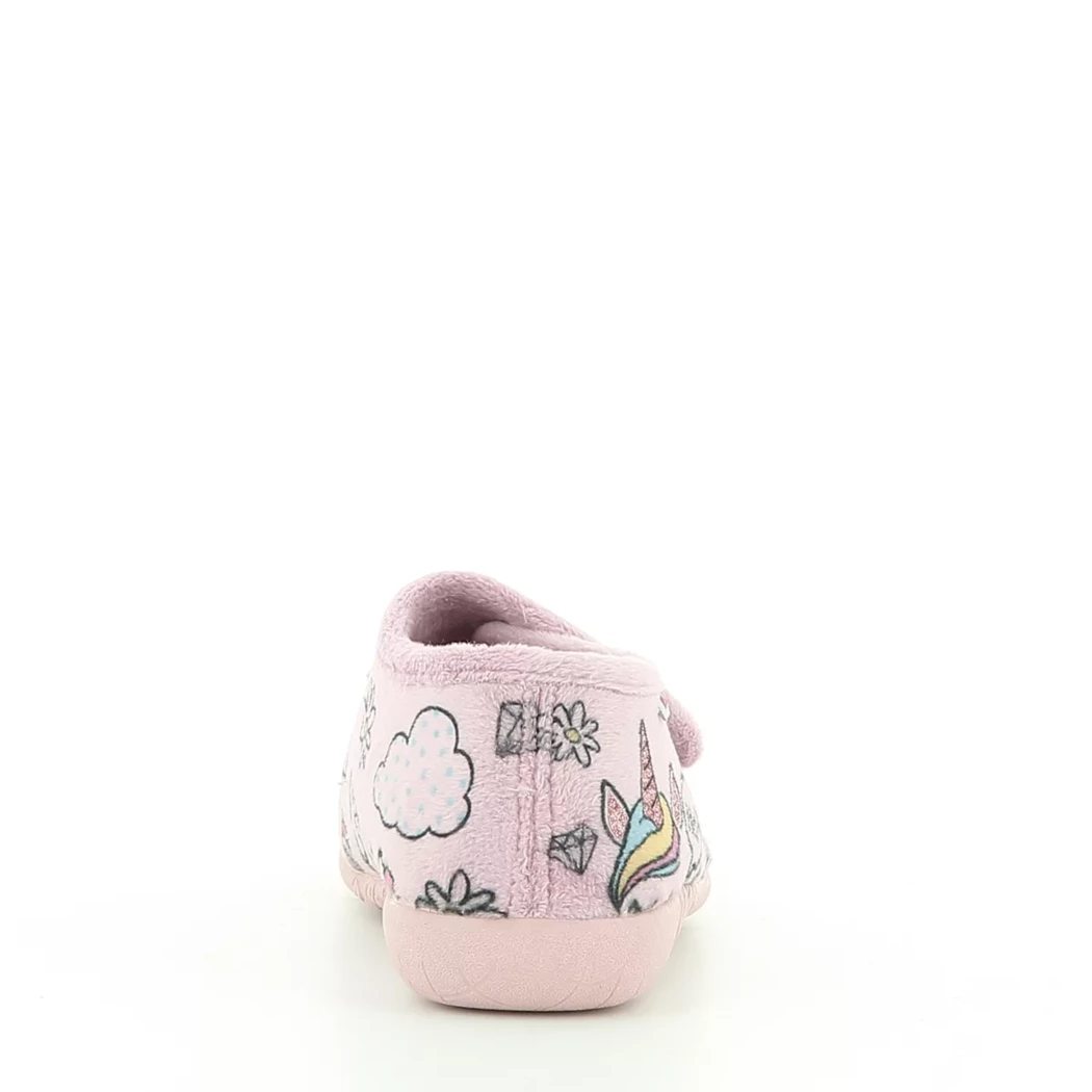 Image (3) de la chaussures Vul ladi - Pantoufles et Chaussons Rose en Textile