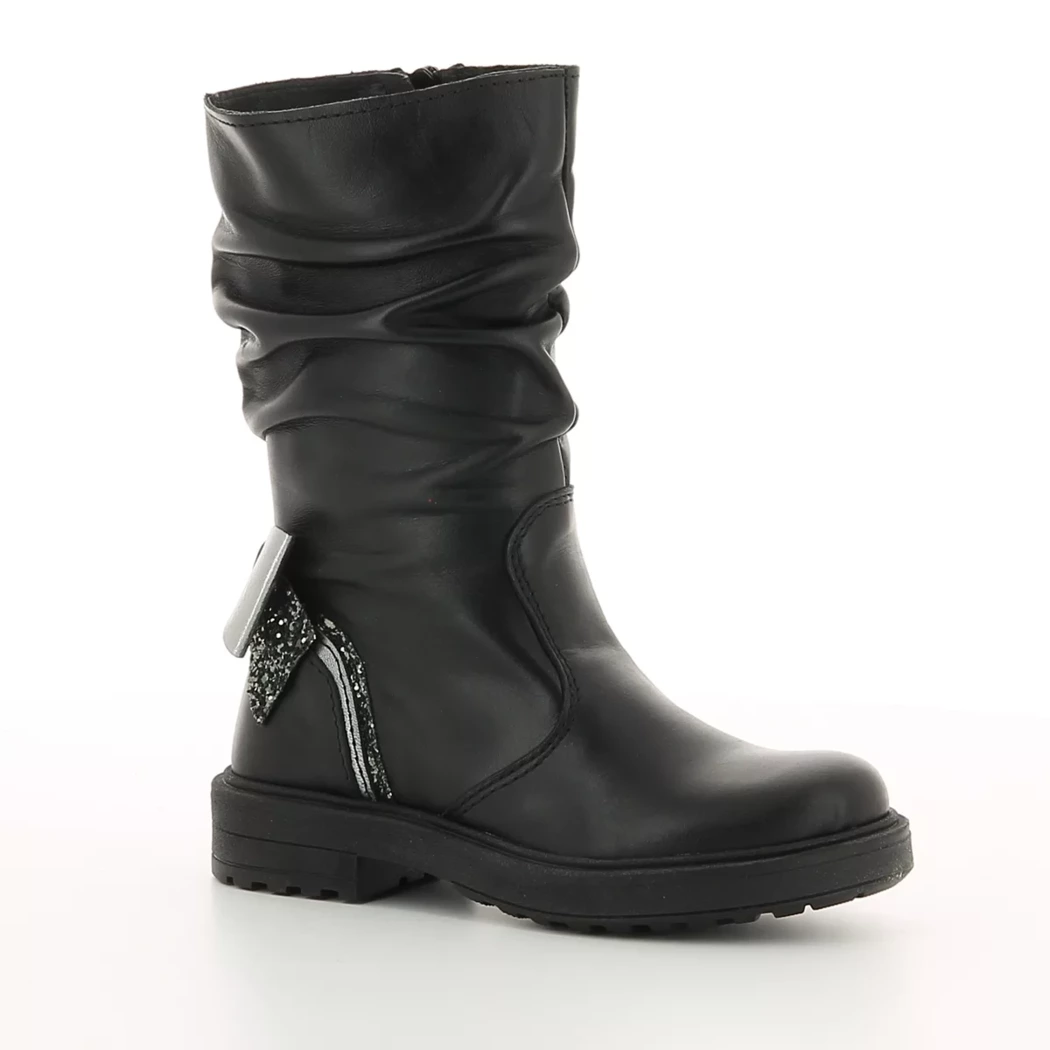 Image (1) de la chaussures Pretty Shoes - Bottes Noir en Cuir