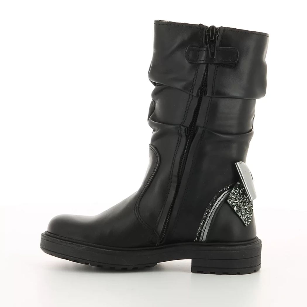 Image (4) de la chaussures Pretty Shoes - Bottes Noir en Cuir
