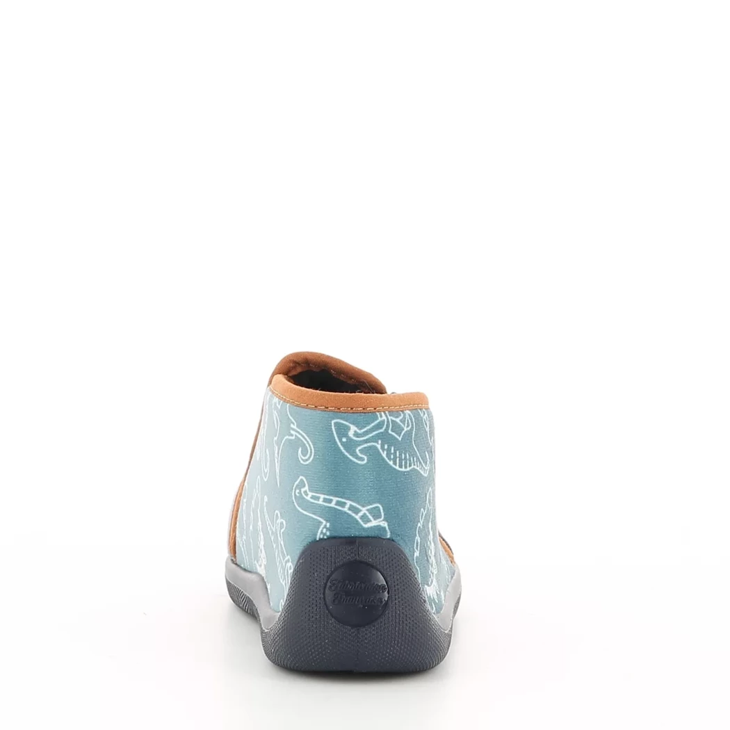 Image (3) de la chaussures Bossi - Pantoufles et Chaussons Bleu en Textile