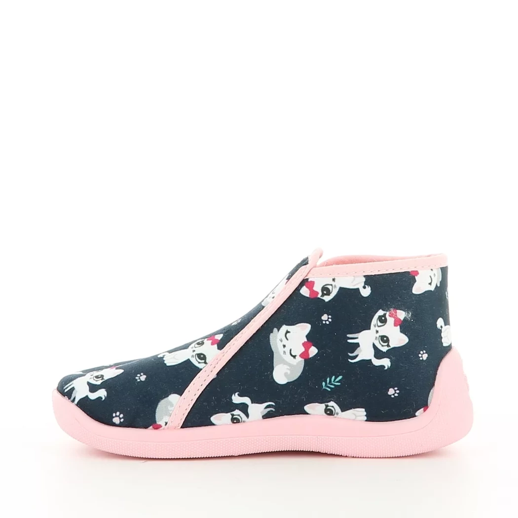 Image (4) de la chaussures Bossi - Pantoufles et Chaussons Bleu en Textile
