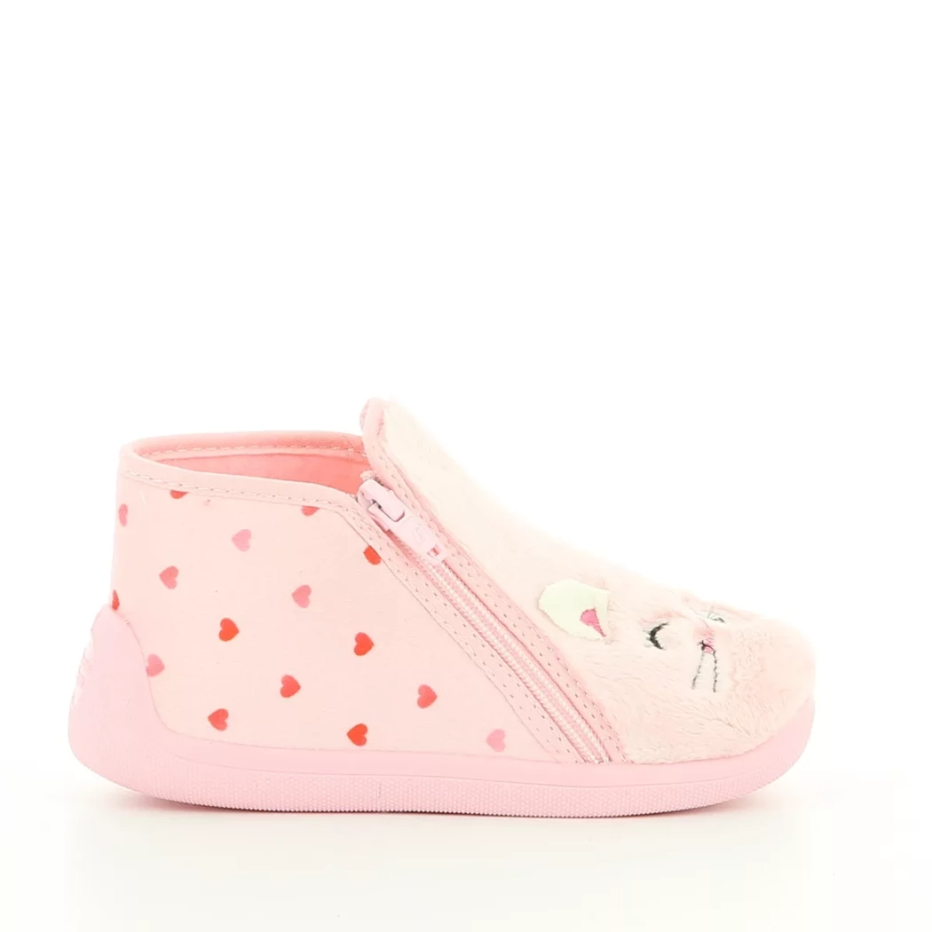 Image (2) de la chaussures Bossi - Pantoufles et Chaussons Rose en Textile