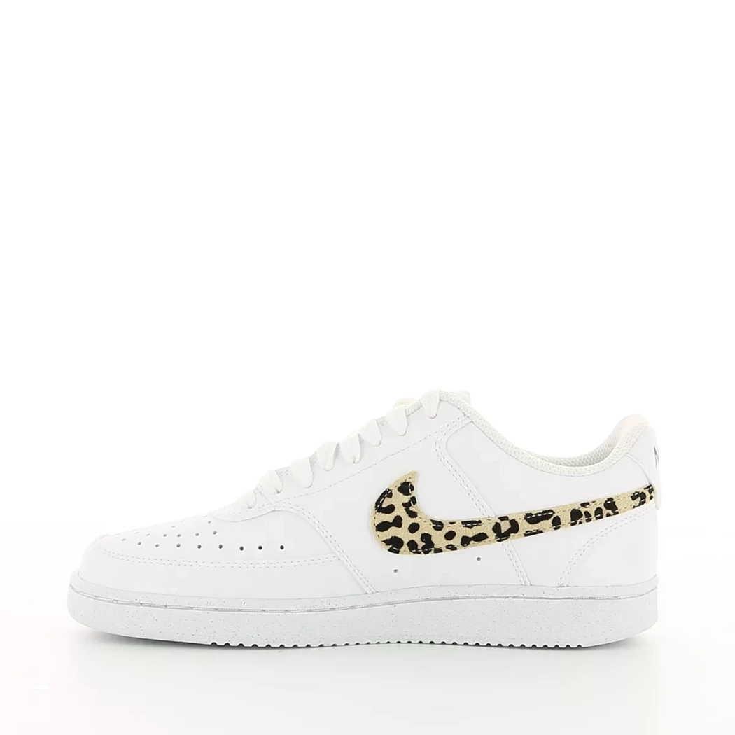 Image (4) de la chaussures Nike - Baskets Blanc en Cuir synthétique