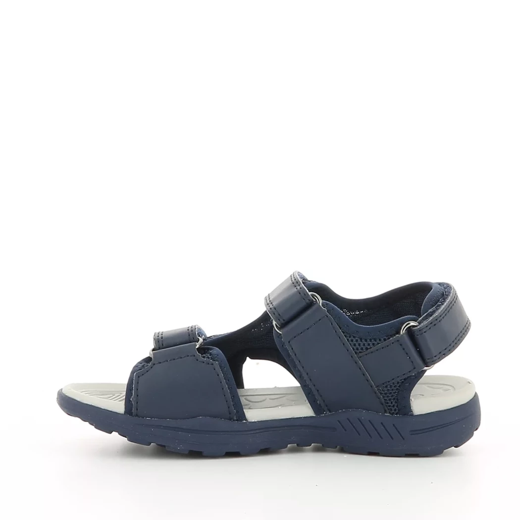 Image (4) de la chaussures Geox - Sandales et Nu-Pieds Bleu en Cuir synthétique