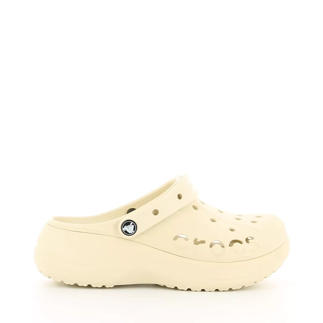 Image (2) de la chaussures Crocs - Mules et Sabots Beige en Caoutchouc