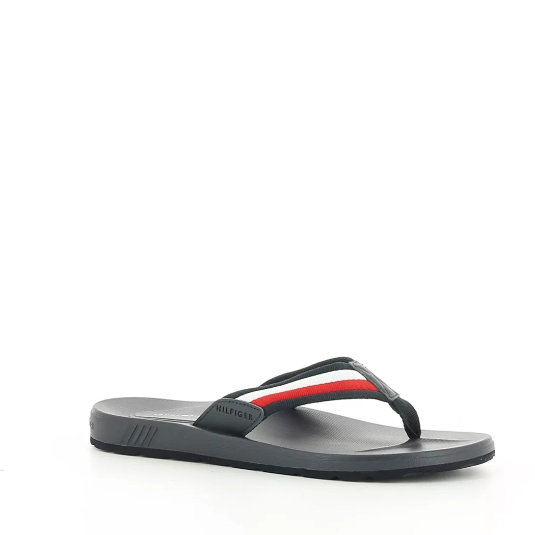 Image (1) de la chaussures Tommy Hilfiger - Mules et Sabots Bleu en Textile