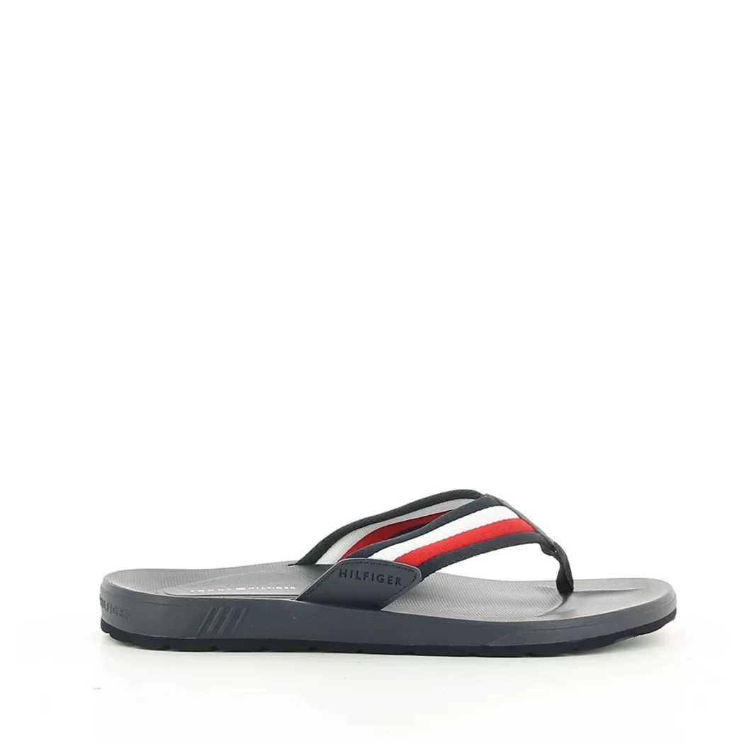 Image (2) de la chaussures Tommy Hilfiger - Mules et Sabots Bleu en Textile