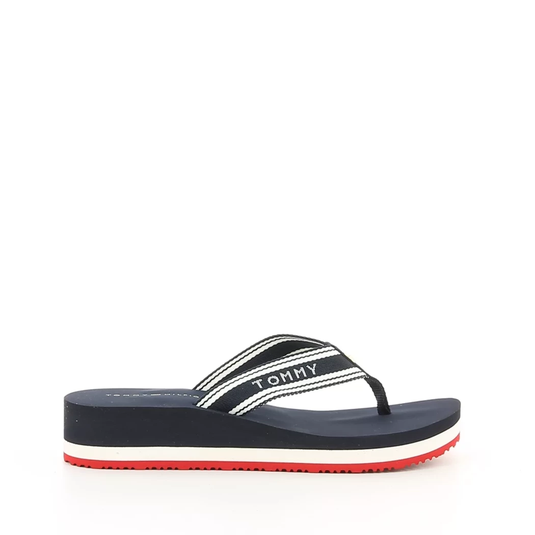 Image (2) de la chaussures Tommy Hilfiger - Mules et Sabots Bleu en Textile