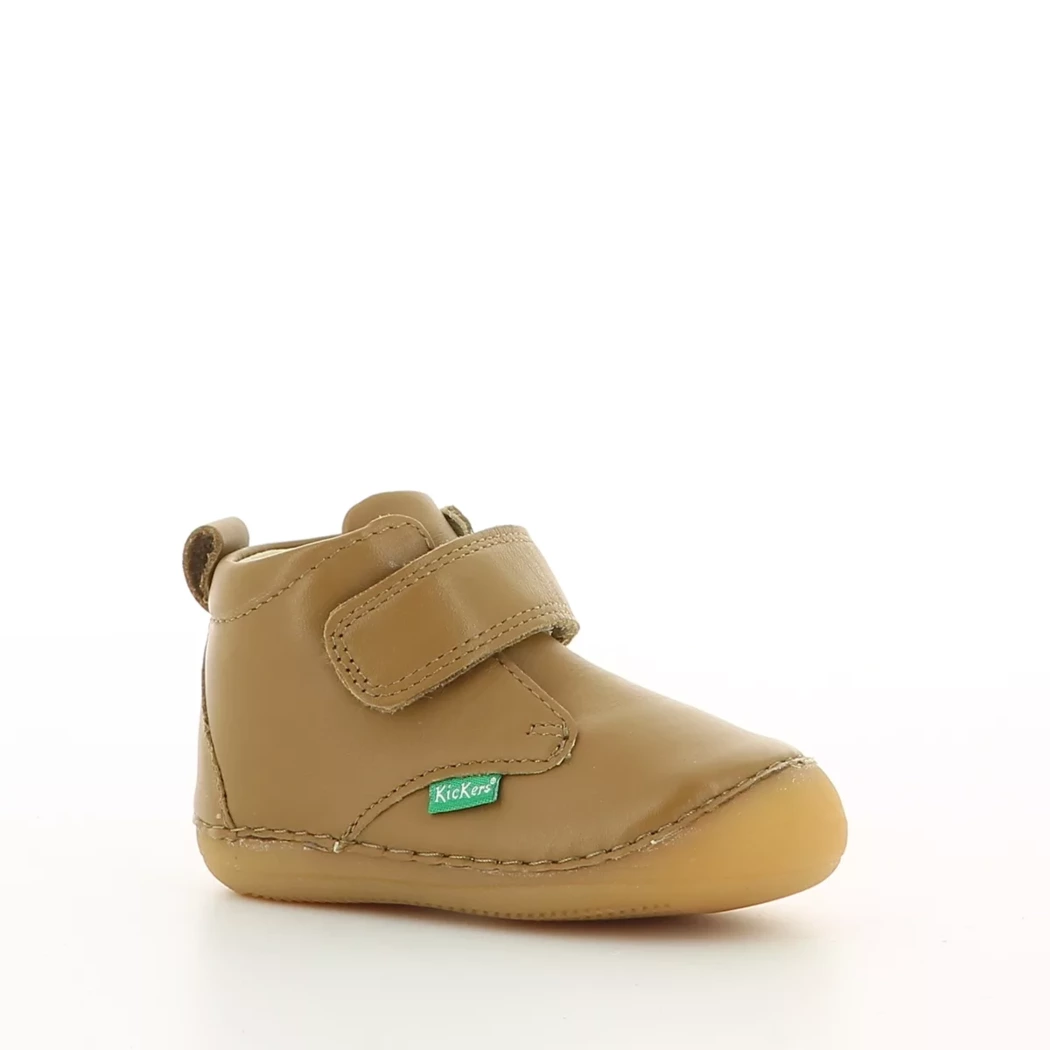 Image (1) de la chaussures Kickers - Bottines Cuir naturel / Cognac en Cuir