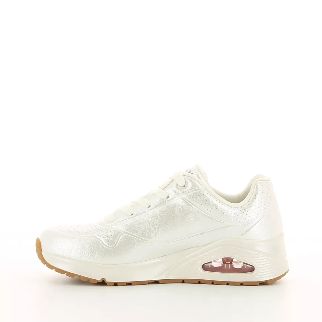 Image (4) de la chaussures Skechers - Baskets Beige en Cuir synthétique
