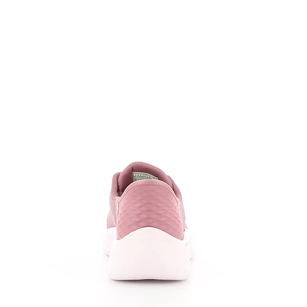 Image (3) de la chaussures Skechers - Baskets Rose en Textile