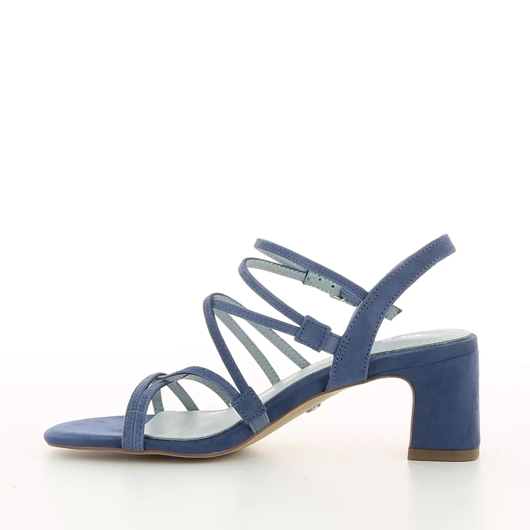 Image (4) de la chaussures Tamaris - Sandales et Nu-Pieds Bleu en Cuir synthétique