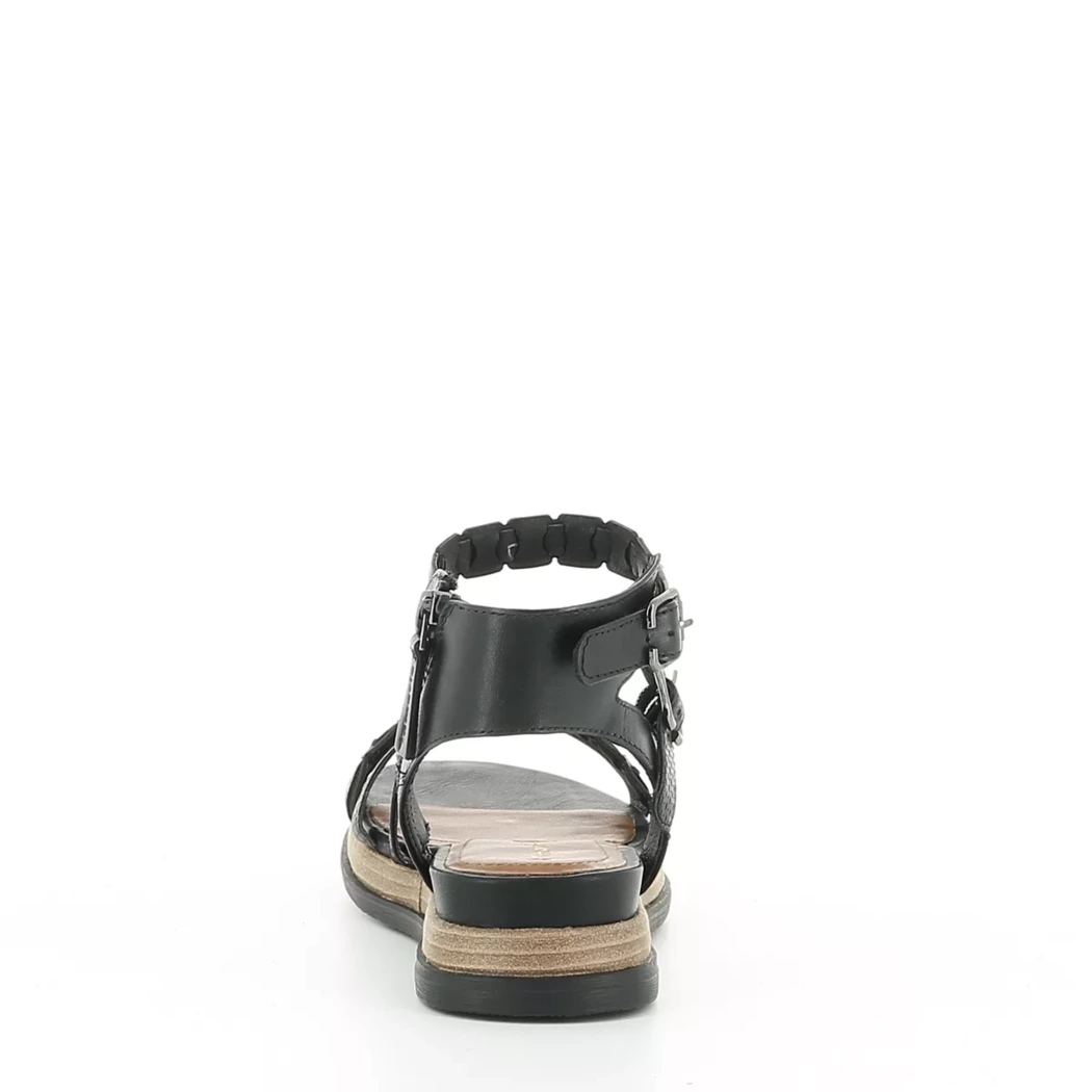 Image (3) de la chaussures Tamaris - Sandales et Nu-Pieds Noir en Cuir