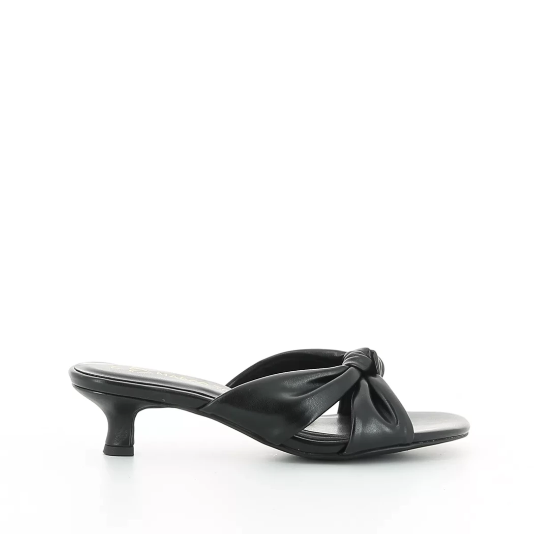 Image (2) de la chaussures Marco Tozzi - Mules et Sabots Noir en Cuir synthétique