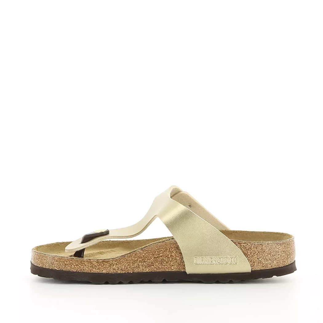 Image (4) de la chaussures Birkenstock - Mules et Sabots Or / Bronze / Platine en Cuir synthétique