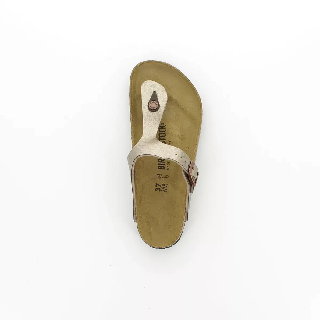 Image (6) de la chaussures Birkenstock - Mules et Sabots Taupe en Cuir synthétique
