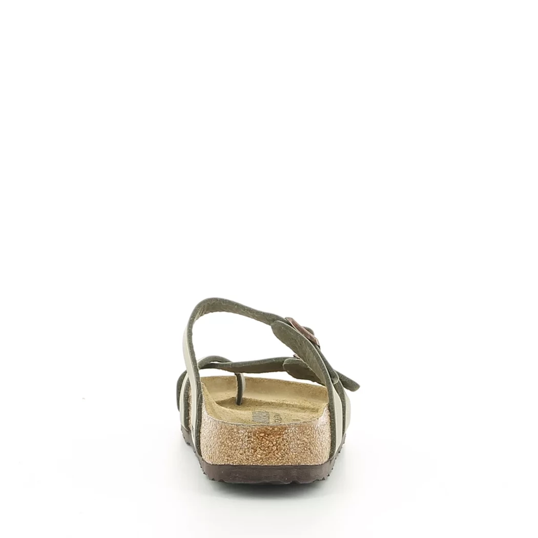 Image (3) de la chaussures Birkenstock - Mules et Sabots Gris en Cuir synthétique