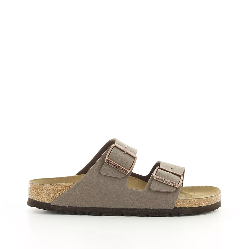 Image (2) de la chaussures Birkenstock - Mules et Sabots Marron en Cuir synthétique