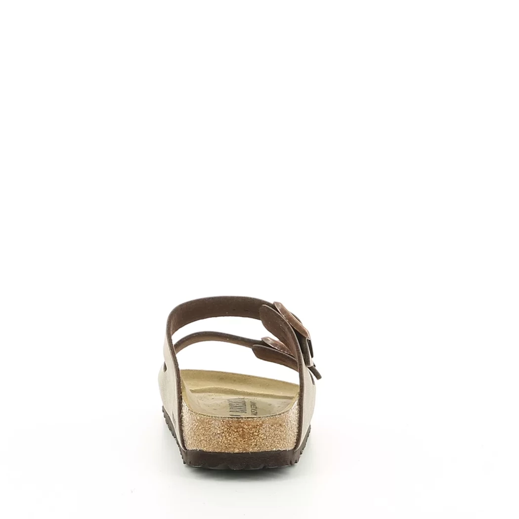 Image (3) de la chaussures Birkenstock - Mules et Sabots Marron en Cuir synthétique