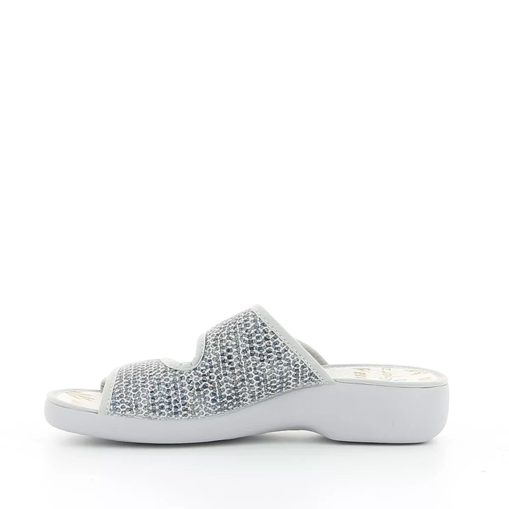 Image (4) de la chaussures Garzon - Mules et Sabots Gris en Textile