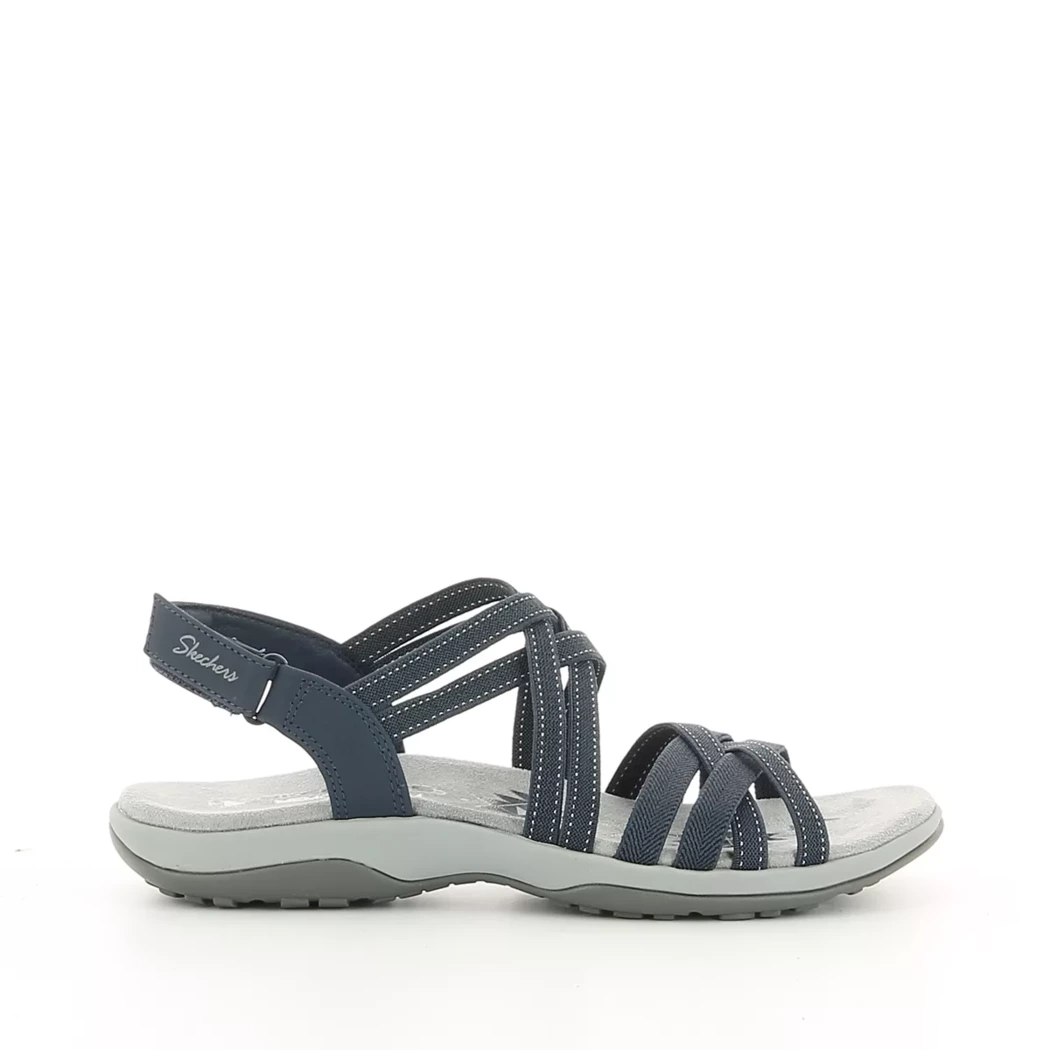 Image (2) de la chaussures Skechers - Sandales et Nu-Pieds Bleu en Textile