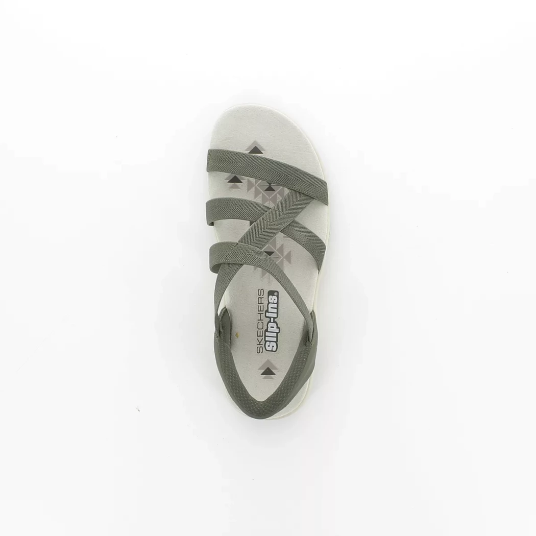 Image (6) de la chaussures Skechers - Sandales et Nu-Pieds Vert en Textile