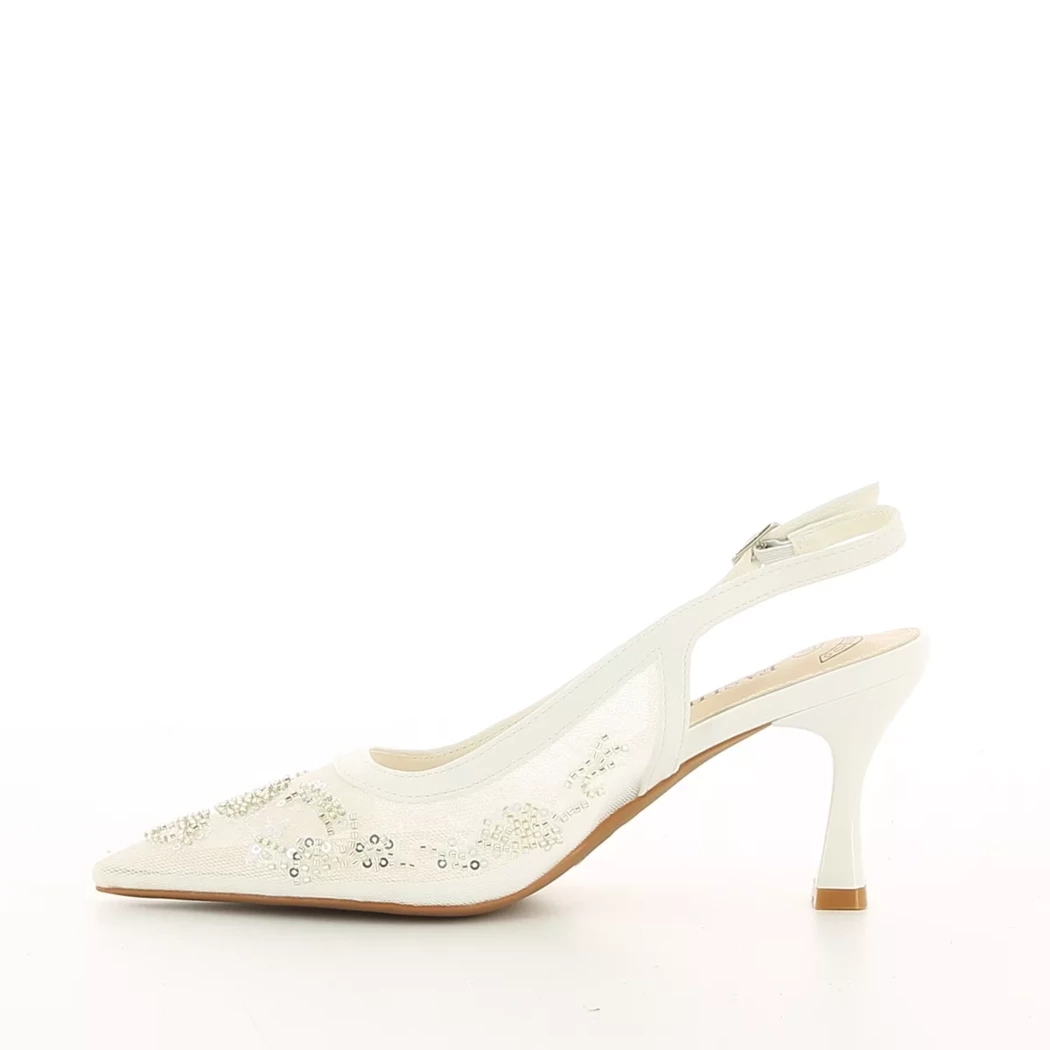 Image (4) de la chaussures Fashion Victim - Escarpins Blanc en Multi-Matières