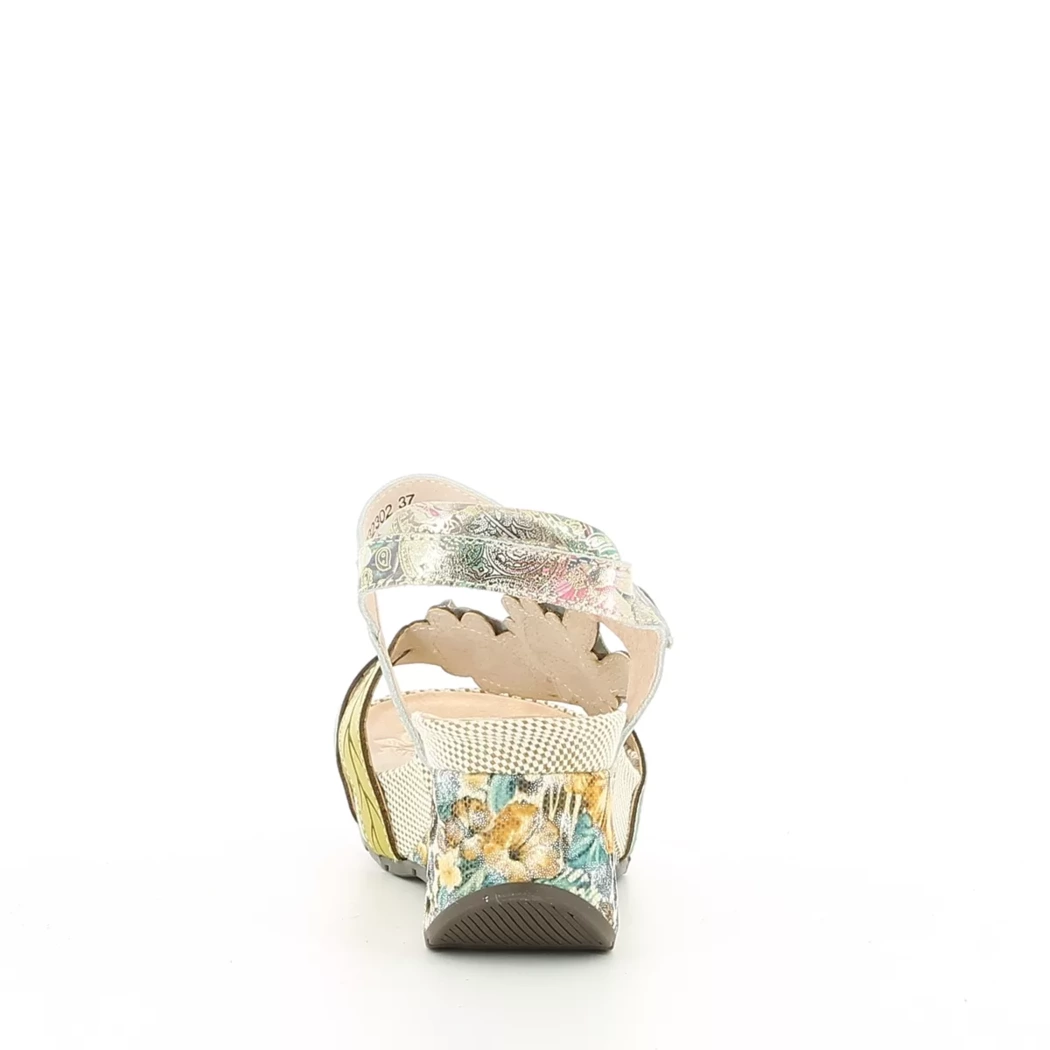 Image (3) de la chaussures Laura Vita - Sandales et Nu-Pieds Multicolore en Cuir