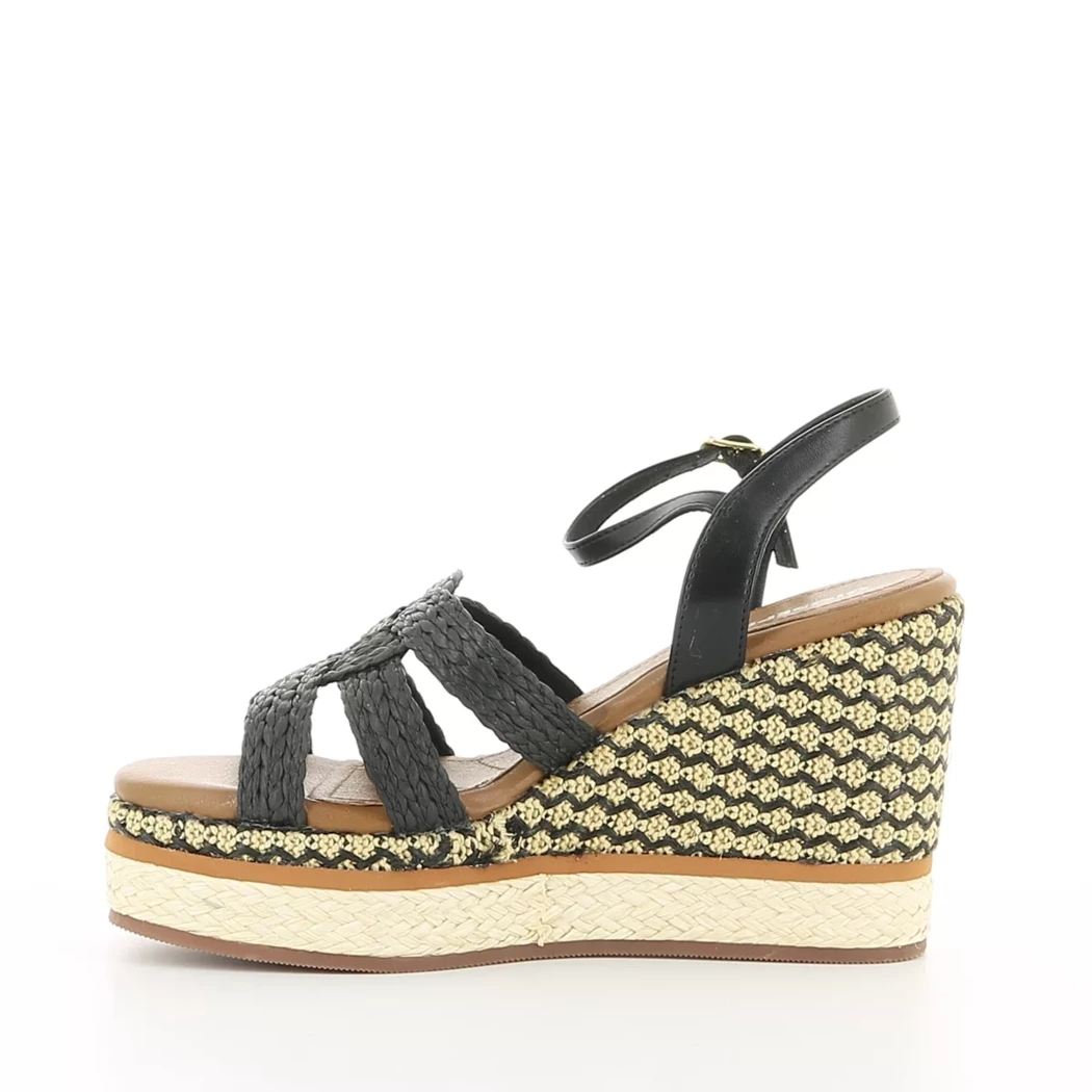Image (4) de la chaussures Gioseppo - Sandales et Nu-Pieds Noir en Cuir et textile