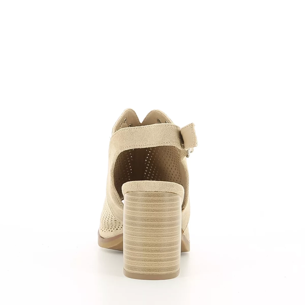 Image (3) de la chaussures Pretty Stories - Sandales et Nu-Pieds Beige en Cuir nubuck