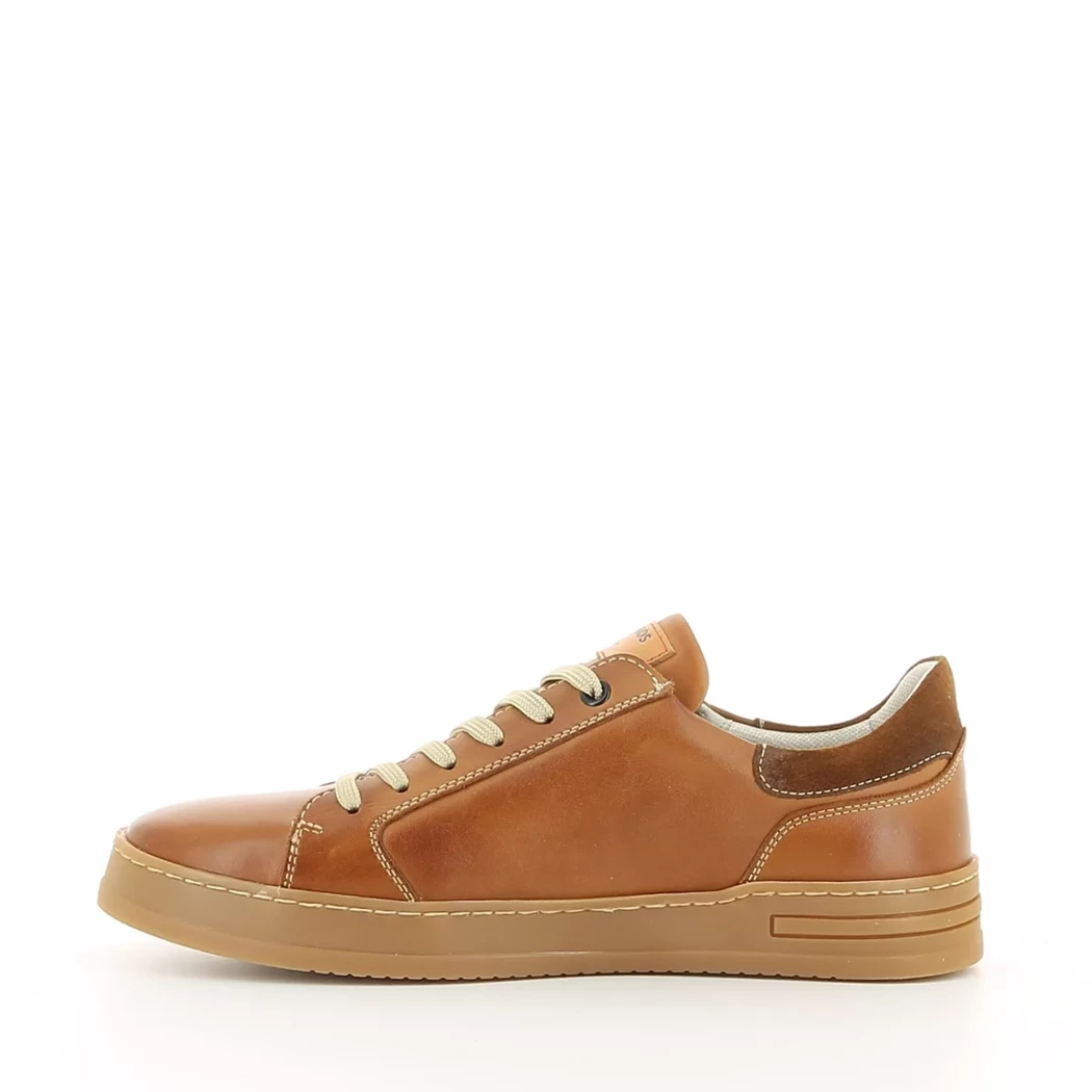 Image (4) de la chaussures Pikolinos - Baskets Cuir naturel / Cognac en Cuir