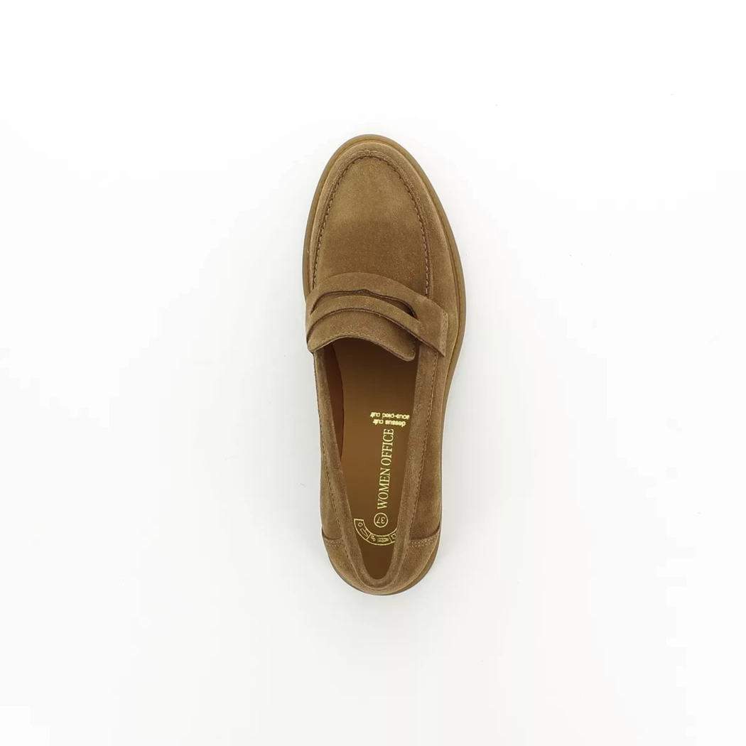 Image (6) de la chaussures Women Office - Mocassins Taupe en Cuir nubuck