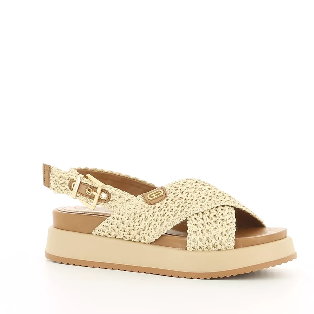 Image (1) de la chaussures Tamaris - Sandales et Nu-Pieds Beige en Textile