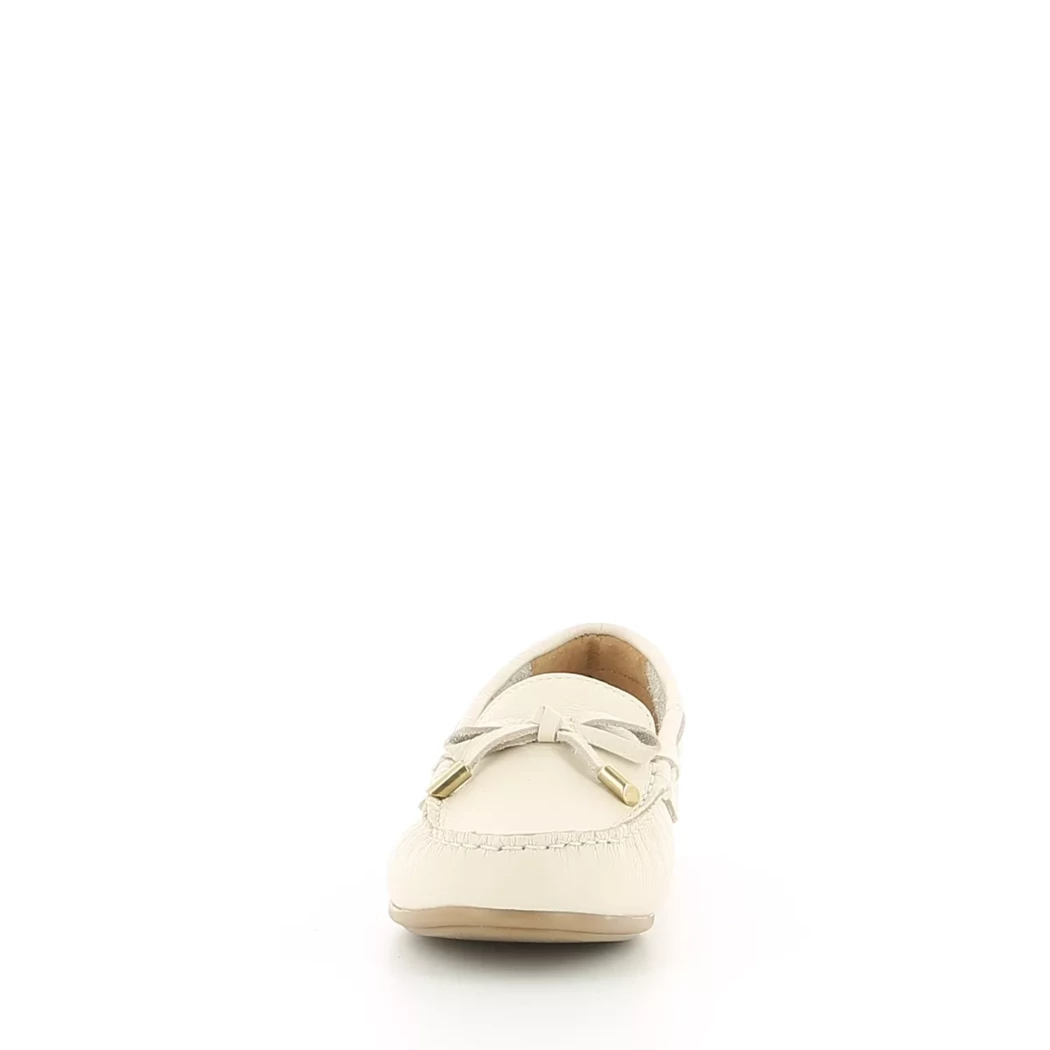 Image (5) de la chaussures Simplement B - Mocassins Beige en Cuir