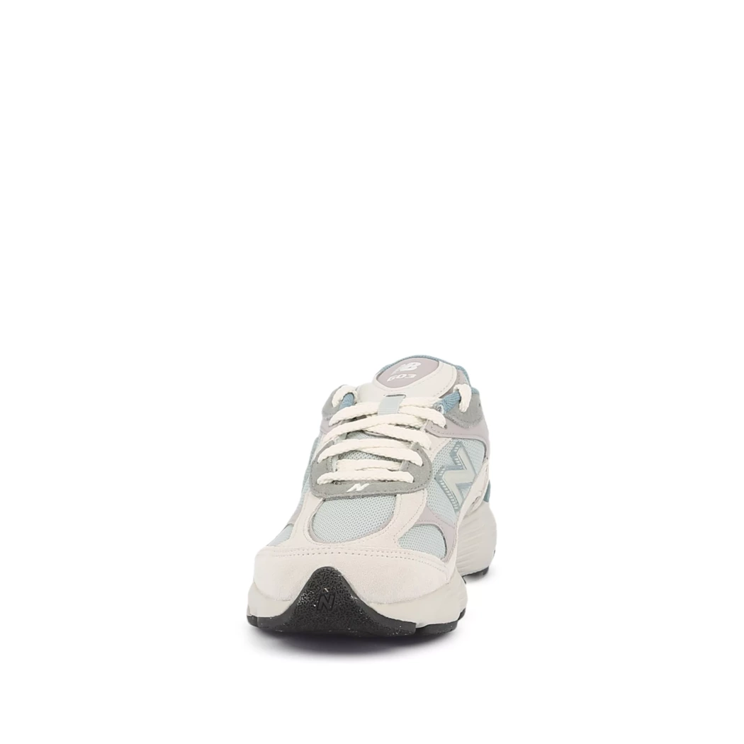 Image (5) de la chaussures New Balance - Baskets Bleu en Cuir nubuck