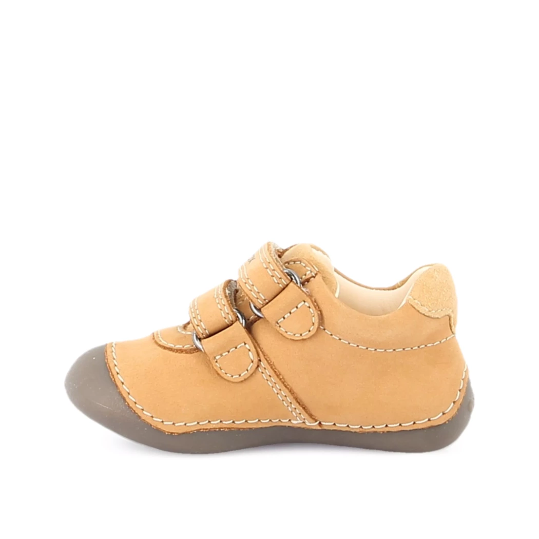 Image (4) de la chaussures Geox - Bottines Cuir naturel / Cognac en Cuir nubuck