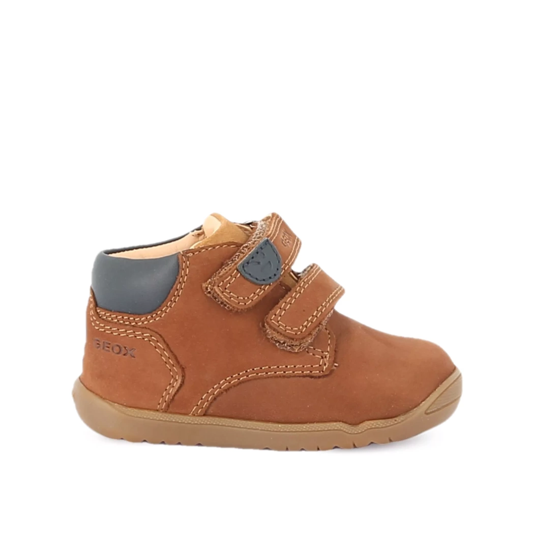 Image (2) de la chaussures Geox - Bottines Cuir naturel / Cognac en Cuir nubuck