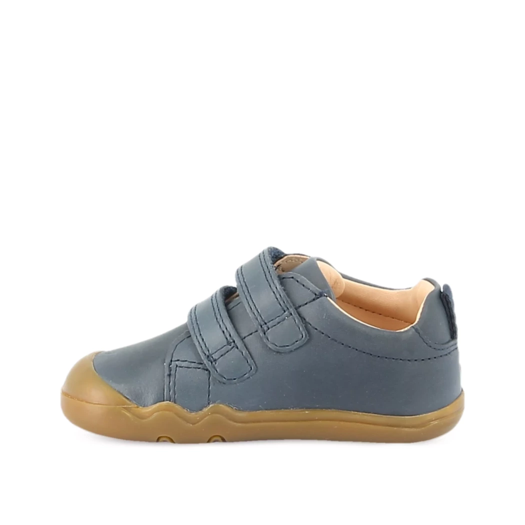 Image (4) de la chaussures Geox - Bottines Bleu en Cuir