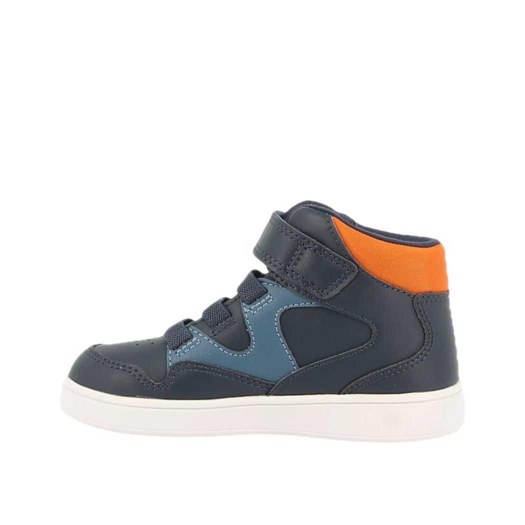 Image (4) de la chaussures Geox - Bottines Bleu en Cuir synthétique