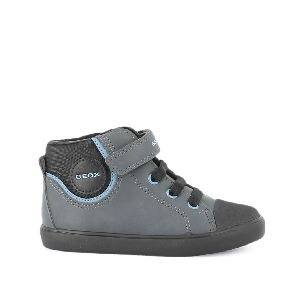 Image (2) de la chaussures Geox - Bottines Bleu en Cuir synthétique