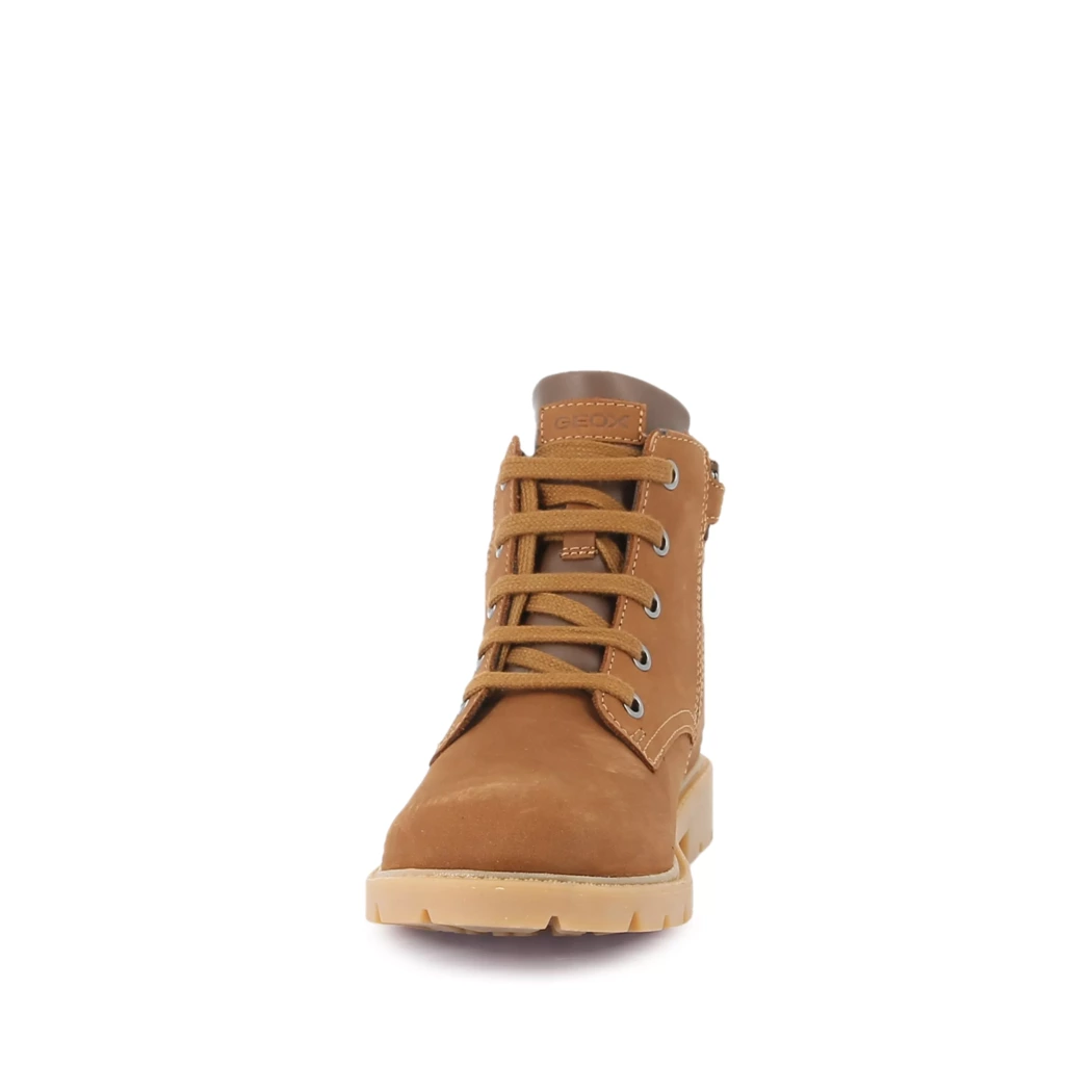 Image (5) de la chaussures Geox - Bottines Cuir naturel / Cognac en Cuir nubuck