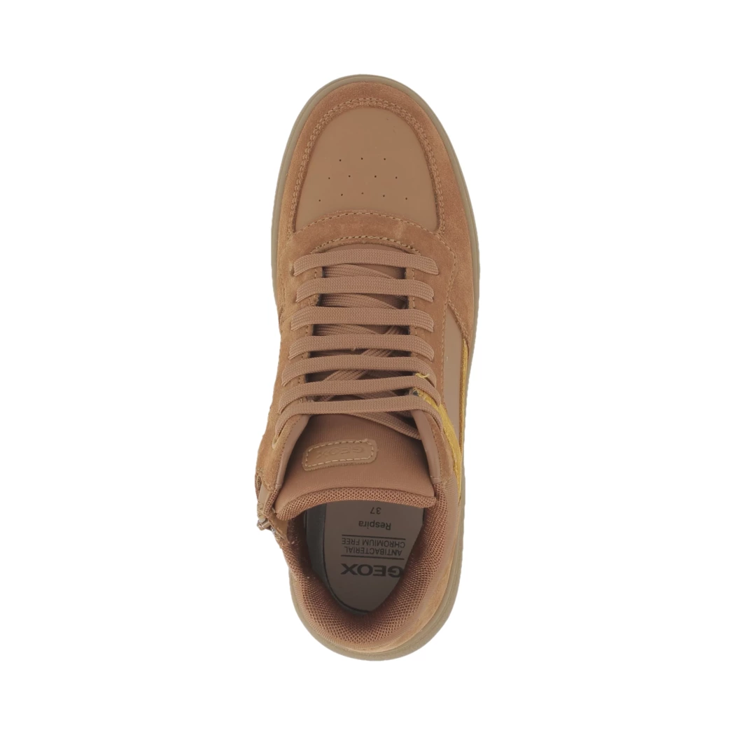 Image (6) de la chaussures Geox - Bottines Cuir naturel / Cognac en Cuir nubuck