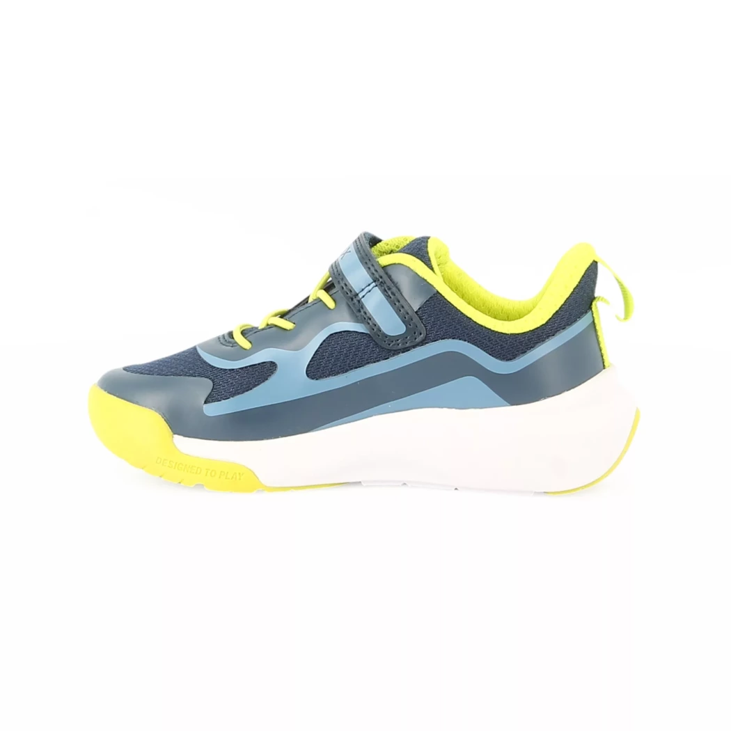 Image (4) de la chaussures Geox - Baskets Bleu en Cuir synthétique
